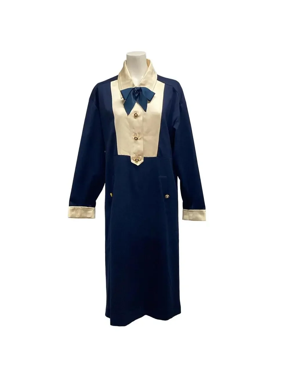 Chanel Navy Beige [Outer Material] Wool #278442C10B